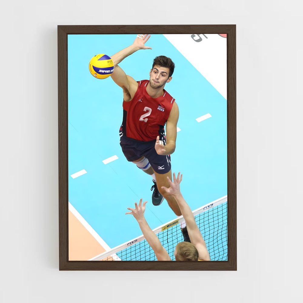 Poster Volée Épique – affiche Volleyball (vue 5)